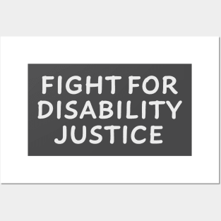 Fight for Disability Justice Posters and Art